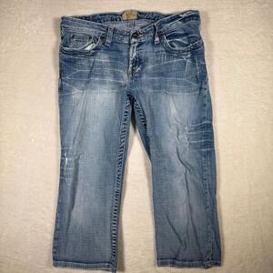 BKE Stella Jeans Womens Size‎ 31 Bootcut Mid Rise Stretch Denim Blue